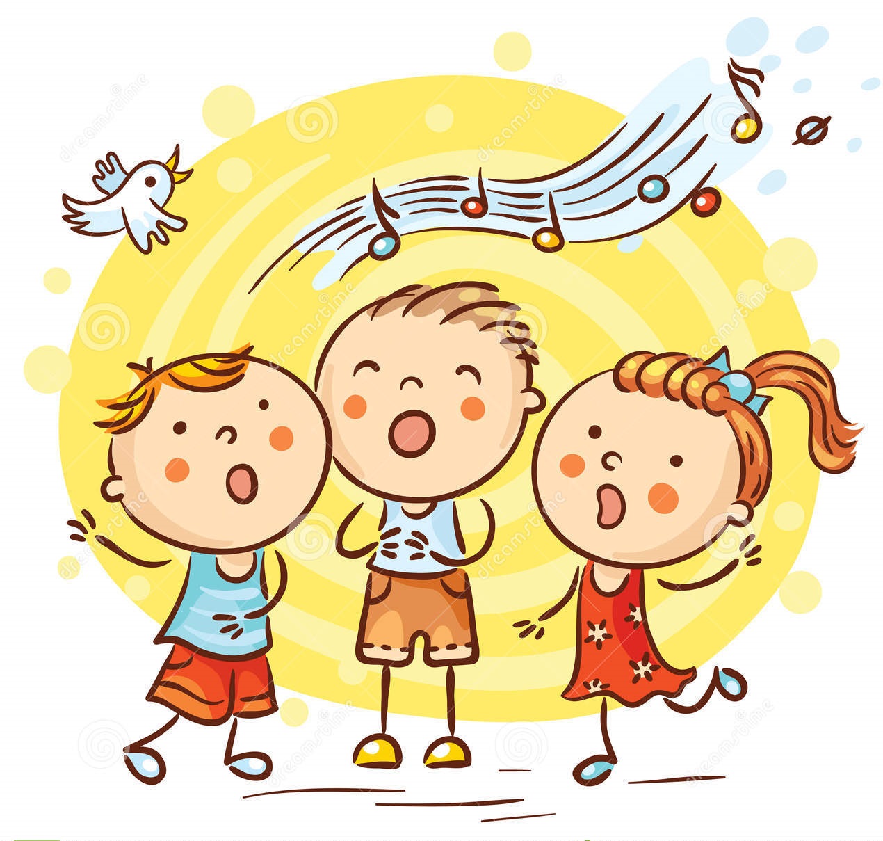 bambini che cantano